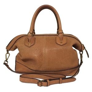 Madewell Berliner Satchel in English Saddle